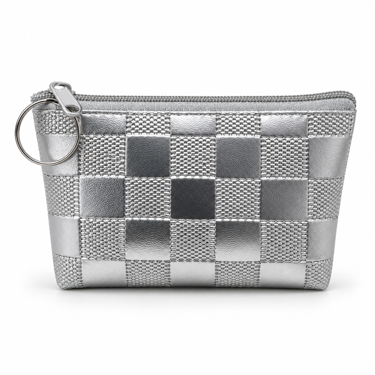 Metallic Mini Zip Pouch