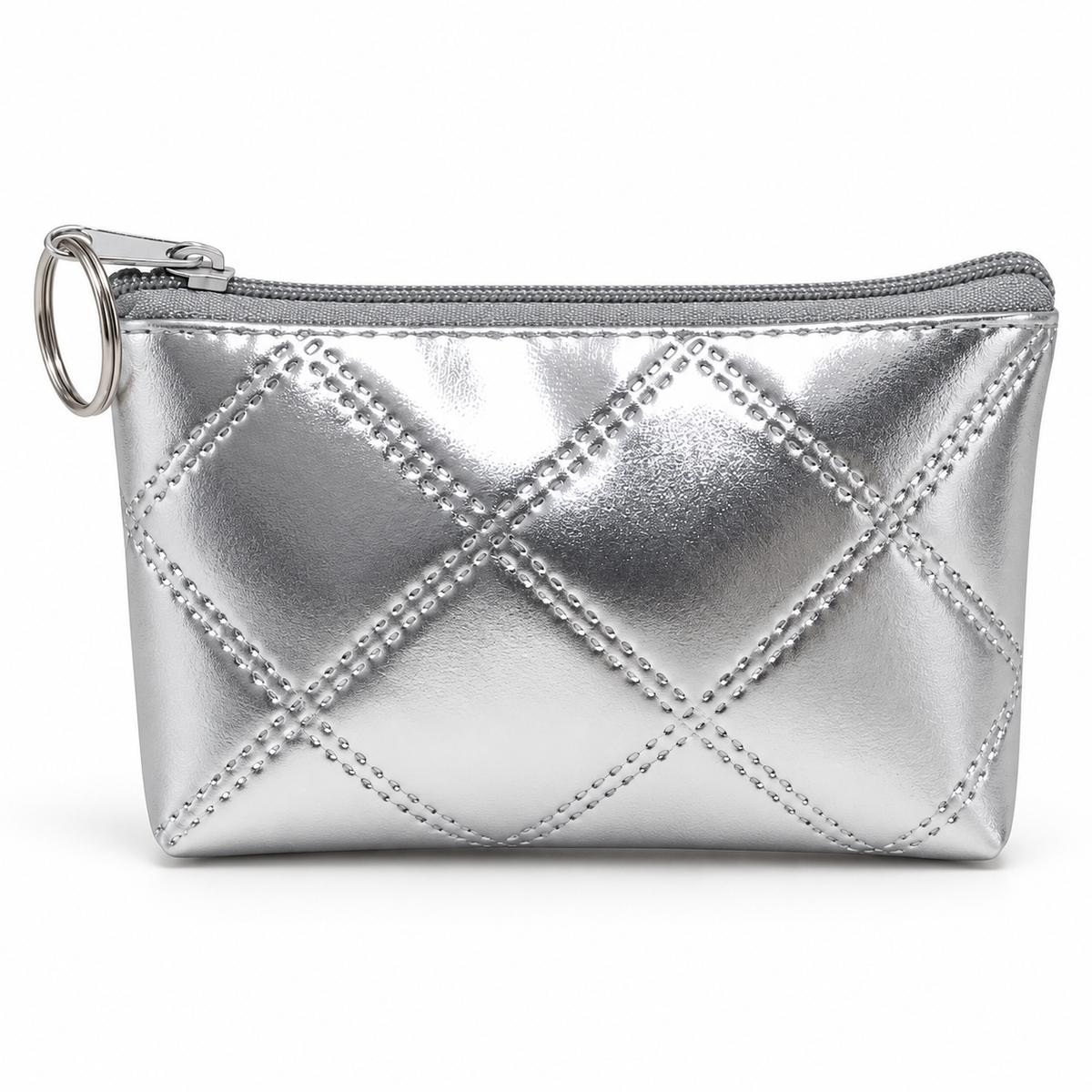 Metallic Mini Zip Pouch