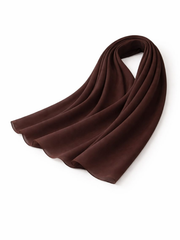 Brownn scarf on a white background |THE LAMORAH
