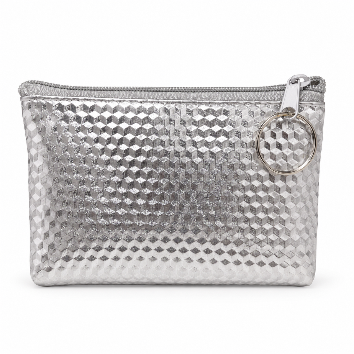 Metallic Mini Zip Pouch
